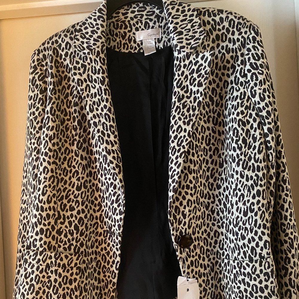 Animal Print blazer